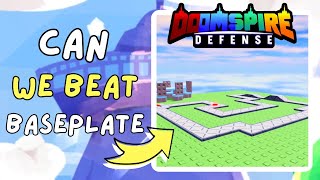 Doomspire Defense  Can We Beat Level One Roblox [upl. by Alrep]