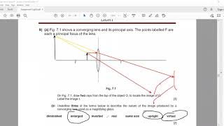 Images by Lens and Mirror Question Cambridge IGCSE O level Physics Lesson 52 part h [upl. by Welch]