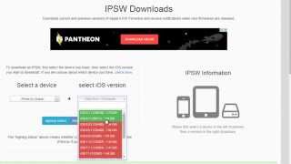 Selecting a IPSW in iTunes [upl. by Betthel]