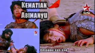 Mahabarata Bahasa Indonesia  Kematian Abimanyu [upl. by Enrobyalc]