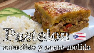 Pastelon de Platano maduro Boricua how to make Puerto Rican style Ripe Plantain Pastelon [upl. by Allerbag855]