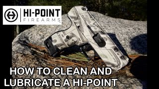 HOW TO DISASSEMBLE CLEAN AND LUBRICATE A HIPOINT PISTOL  PROBLEM SOLVER  GLOCK 40 [upl. by Weywadt]