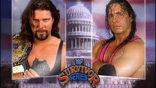 Bret Hart vs Diesel Survivor Series 1995 Highlights [upl. by Aiynat]