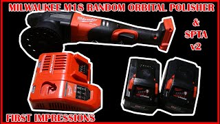 Milwaukee 15mm Cordless Polisher 21mm Cordless Polisher SPTA V2 FIRST IMPRESSIONS 268420 268520 [upl. by Steinke843]