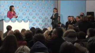 Renata Polverini  Conferenza stampa con Silvio Berlusconimov [upl. by Donoghue353]