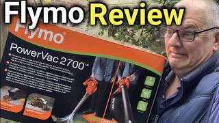 Review Flymo PowerVac 2700 Garden Blower and Vacuum System [upl. by Aryam358]