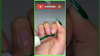 💚Stunning Emerald Marble Nails Tutorial 💅 Achieve Flawless Nail Art at Home ✨nails beauty usa [upl. by Vedette]