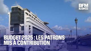 Budget 2025  les patrons mis à contribution [upl. by Nosdrahcir]