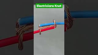 Electricians Wire Knot shorts diy viralvideo [upl. by Crompton465]