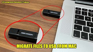 How to MIGRATE Files to USB Using a Mac  Basic Tutorial 2024 [upl. by Yelram471]