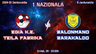 EGIA KE TEILA FABRIKA  BALONMANO BARAKALDO [upl. by Elamor]