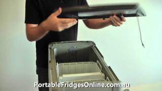 Waeco Fridge Lid Hinge Position [upl. by Rovit]