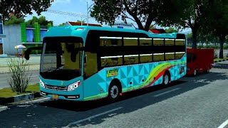 BUSSID 403  Share Mod Thaco 2022giường nằm mới chơi Offline rước khách [upl. by Bussy]