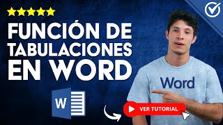 ¿Cómo Funcionan las TABULACIONES en Word  ↘️ Aprende a Utilizar las Tabulaciones en Word ↘️ [upl. by Anillek]