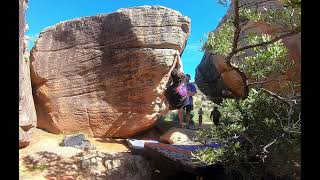 Rocklands Bouldering Short and Stout 7aV7 [upl. by Wanda]