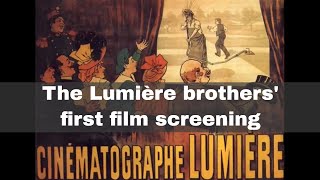 22nd March 1895 The Lumière brothers stage their first film screening in Paris [upl. by Silvers963]