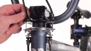 Diamondback Tech BMX Gyro Brake Cable Installation and Adjust [upl. by Lemrej]