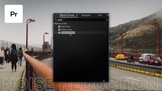 How To Remove Noise From Footage in Premiere Pro and After Effects Noise Reduction [upl. by Oiligriv]