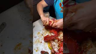 Freshest Lobster Claw very tender Angry Crab Shack HendersonLas Vegas eatandoutlasvegas [upl. by Moule]