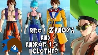 Dragon Ball Xenoverse 2 How To Get Bido Zangya amp Android 15s Clothes  Johnic Adventure [upl. by Ecirahs]