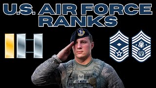 US AIR FORCE RANKS [upl. by Kathlin61]