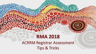 ACRRM Registrar Assessment Tips and Tricks [upl. by Alakcim]