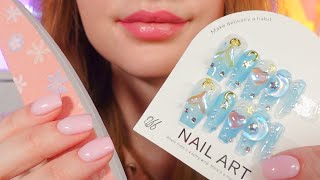 asmr nail salon 💅🏻 [upl. by Nosila225]