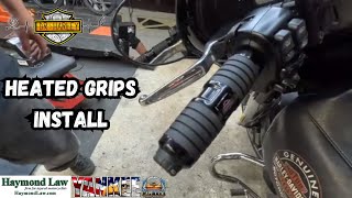 How to install Heated Grips on your Harley Davidson Street Glide [upl. by Siddra24]