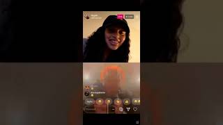 Jslutty and Jaliyah sister on live flirting ❤️🤭 [upl. by Inalaeham]