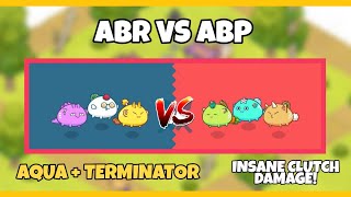 Axie Infinity  ABR vs ABP Gameplay Arena Aqua Beast Reptile [upl. by Nosille117]