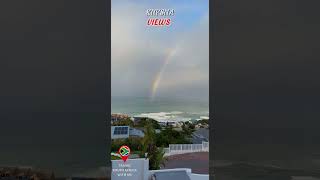 Knysna View of Beach and Rainbow on Garden Route South Africa [upl. by Enorej]