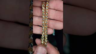 Love This Chain Unboxing Saints Golds 14k 5mm Prism Cut Saint Franco 24inch shorts unboxing [upl. by Nelon]