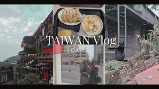 【13｜TAIWAN VLOG】DAY2🇹🇼7年越しの九份リベンジ！2日目もほぼモッパン😂（九份までの行き方は概要欄をcheck！！） [upl. by Lucine345]