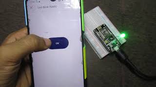 New Blynk 20 Project  Led Blink NodeMcu  Blynk App with Arduino [upl. by Willow89]