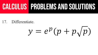 17 Differentiate yeppp√p [upl. by Neitsirk610]