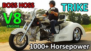 TRIKES with BIG ENGINE  BOSS HOSS 1000 Horsepower UP [upl. by Aisek561]