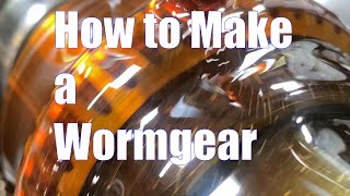 How to Make a Worm Gear Hobbing Process [upl. by Zins]