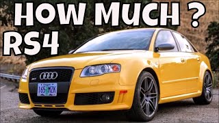 Audi RS4 Sells for Record Price [upl. by Aicital629]