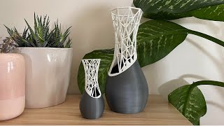 3D Printing How To Design Custom Vases using Free Software  3D Printing Project [upl. by Liman]