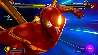 Marvel Vs Capcom Infinite Iron Spider Gameplay [upl. by Acsisnarf489]