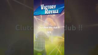 Clutched the 1V3 fortnite fortniteclips [upl. by Dihaz]