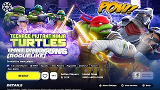 COMPLETE TMNT Dimensions Roguelike Tutorial in Fortnite EASY STEPS Teenage Mutant Ninja Turtles [upl. by Tehc]