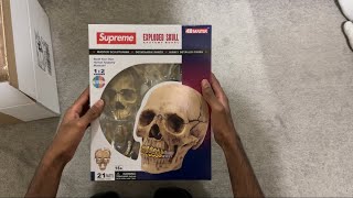 Supreme FW23 4D Model Human Skull Unboxing [upl. by Drooff]