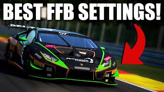 The BEST Assetto Corsa Competizione Force Feedback Settings for Logitech G923G92029 [upl. by Monti715]