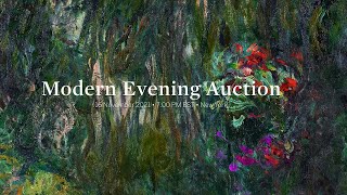 Live from Sothebys New York  Modern Evening Auction [upl. by Iblehs]