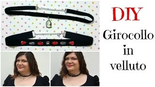 DIY  Collarino girocollo in velluto [upl. by Odilia]