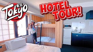 La nostra casa…a Tokyo 🇯🇵 Hotel Tour 🏨 Viaggio Giappone [upl. by Llehsar]