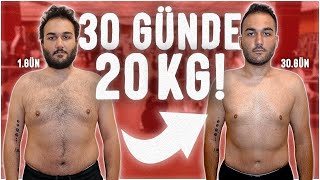 30 GÜNDE 20 KİLO VERDİM [upl. by Aip]