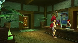 Zelda Majoras Mask Ambience  Stock Pot Inn  Clock Town  ASMR  Sleep aid  No music  3DS [upl. by Eimat]