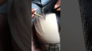 Ventilating a full lace wig single knot How to ventilate a full lace wig [upl. by Edroi]